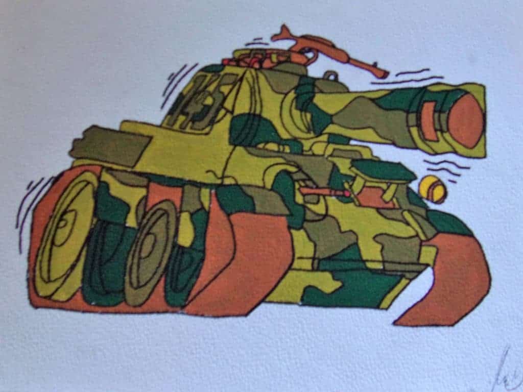 El tanque. Por Kefrem.